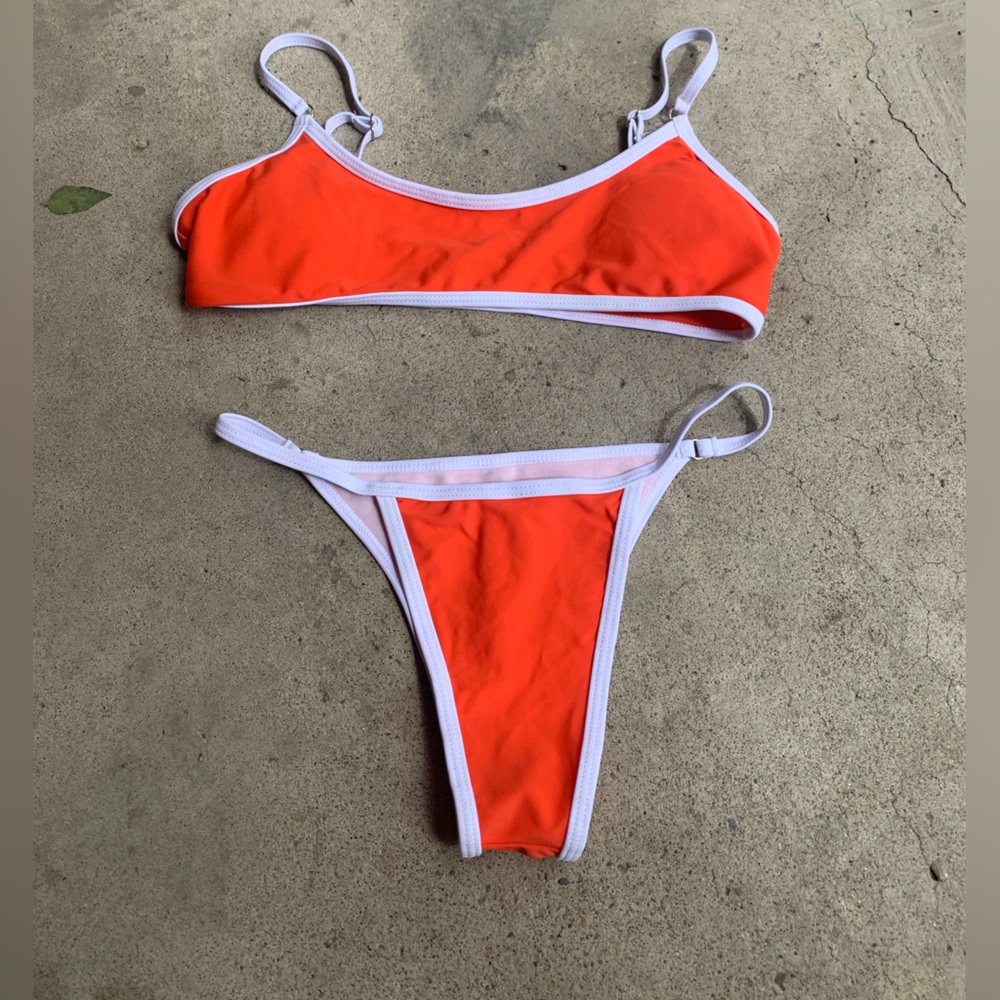 Orange Bikini Sporty style